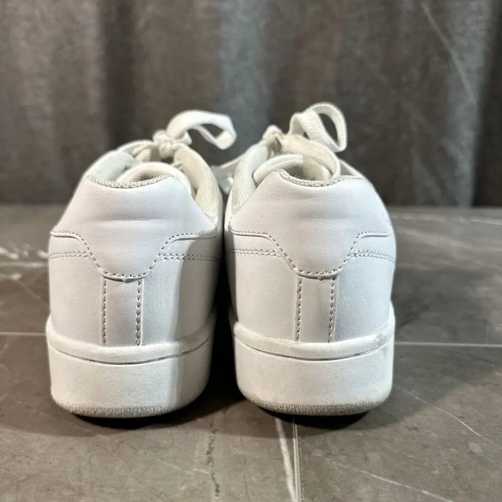 K-SWISS SHOES MEN LOW COURT PALISADES WHITE LEATHER 06931-117 US 10 EU 43 B28